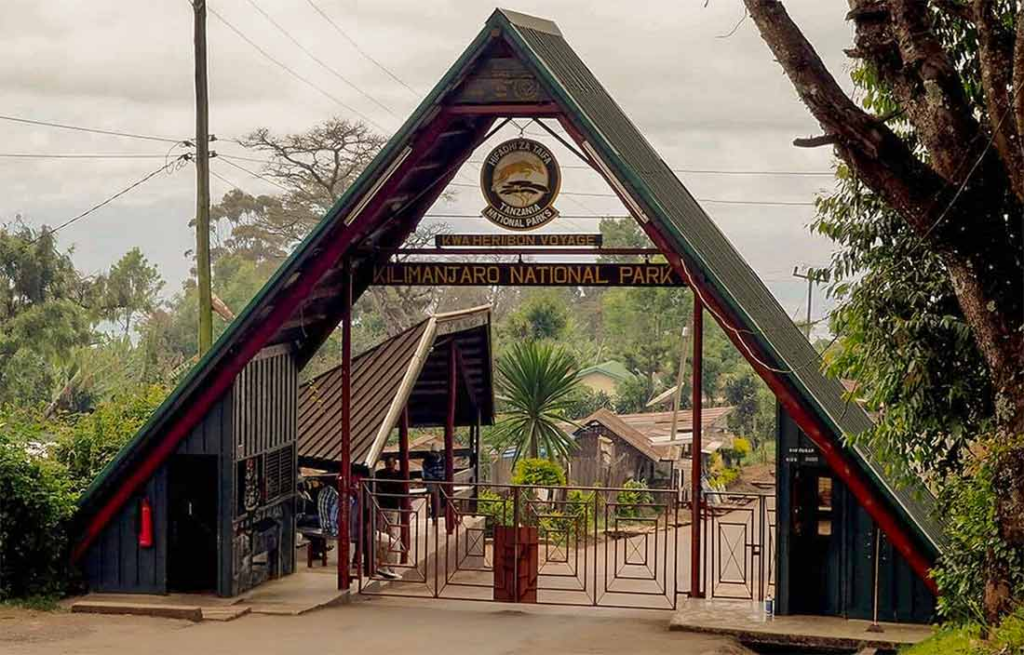 Brána Marangu do národního parku Kilimandžáro